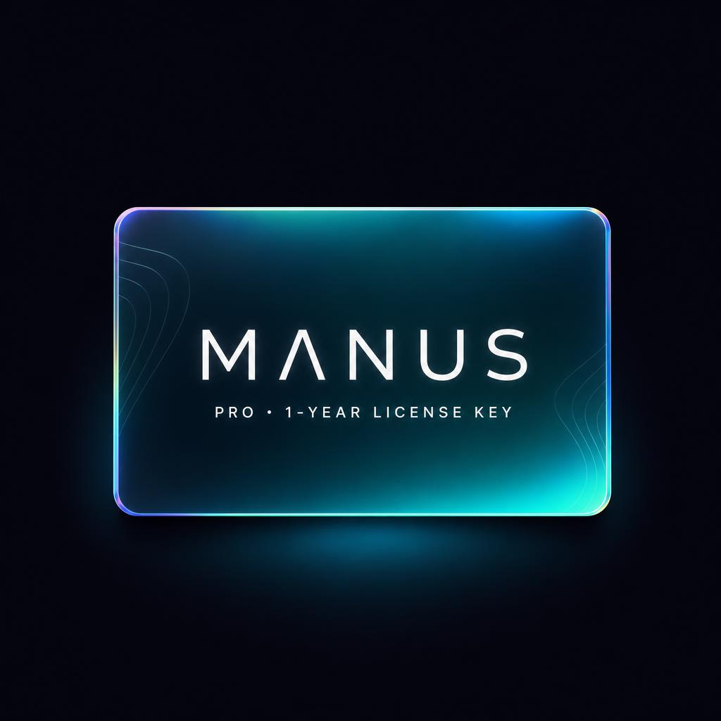 Manus Pro Subscription - 1 Year Digital Activation Key (Email Delivery)
